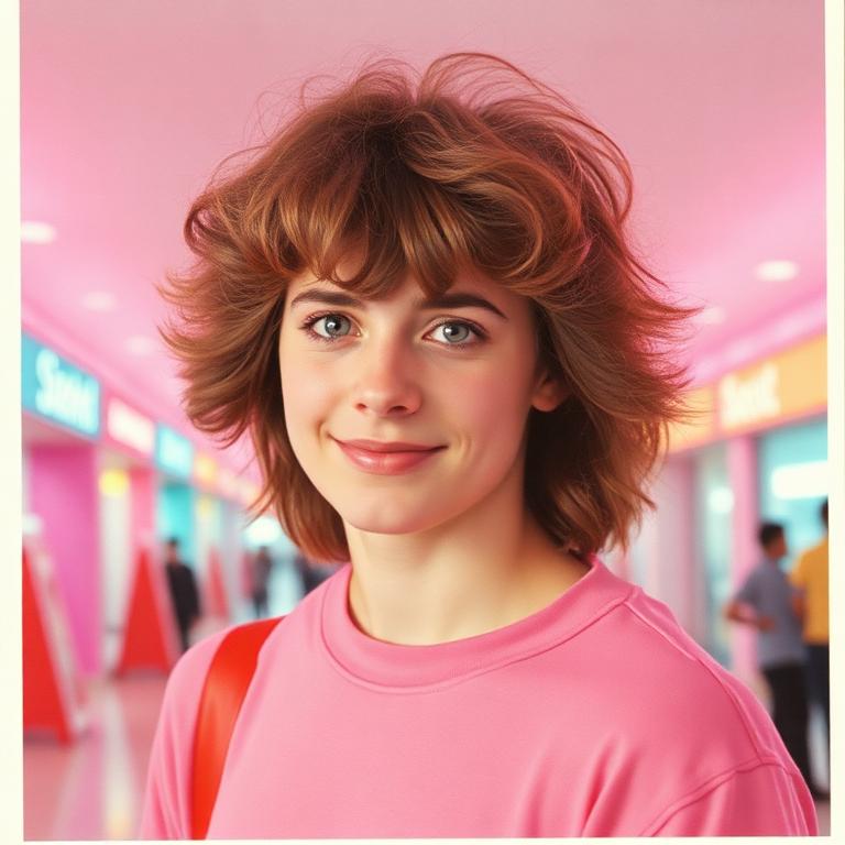 90s Yearbook AI portrait